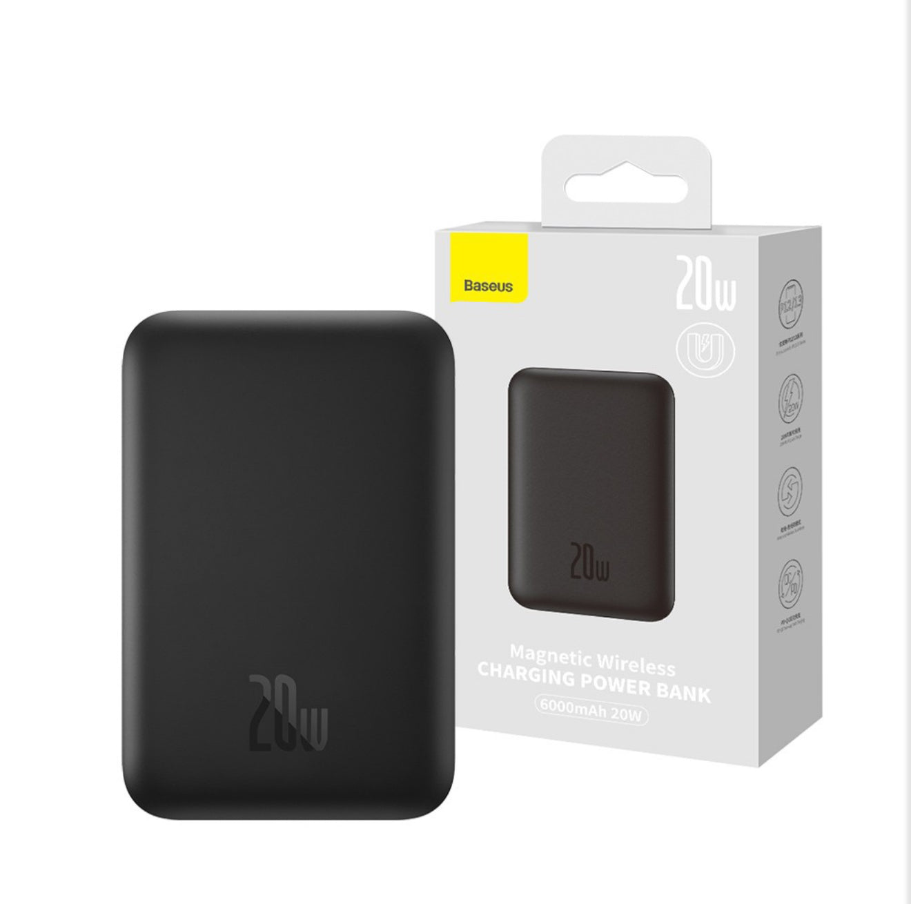Baseus Magnetic Mini Air Wireless Fast Charge Power Bank 6000mAh 20W