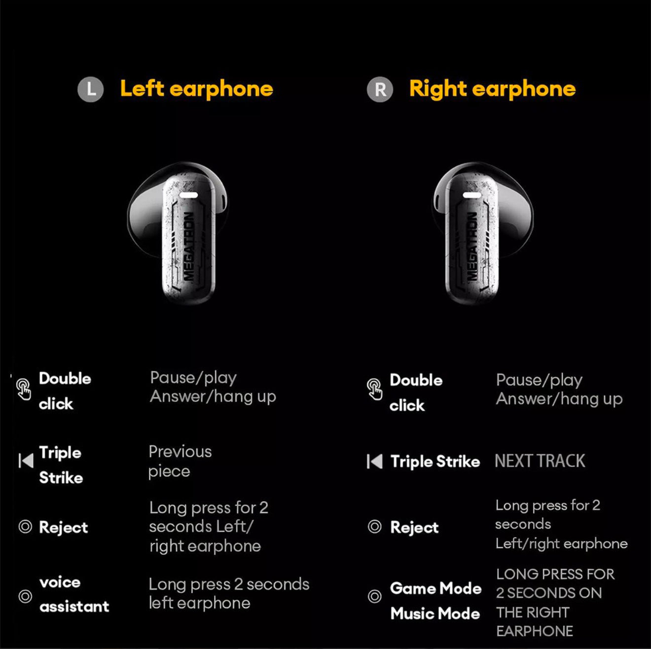 Transformers TF-T31 Bluetooth Earphone Surround Sound