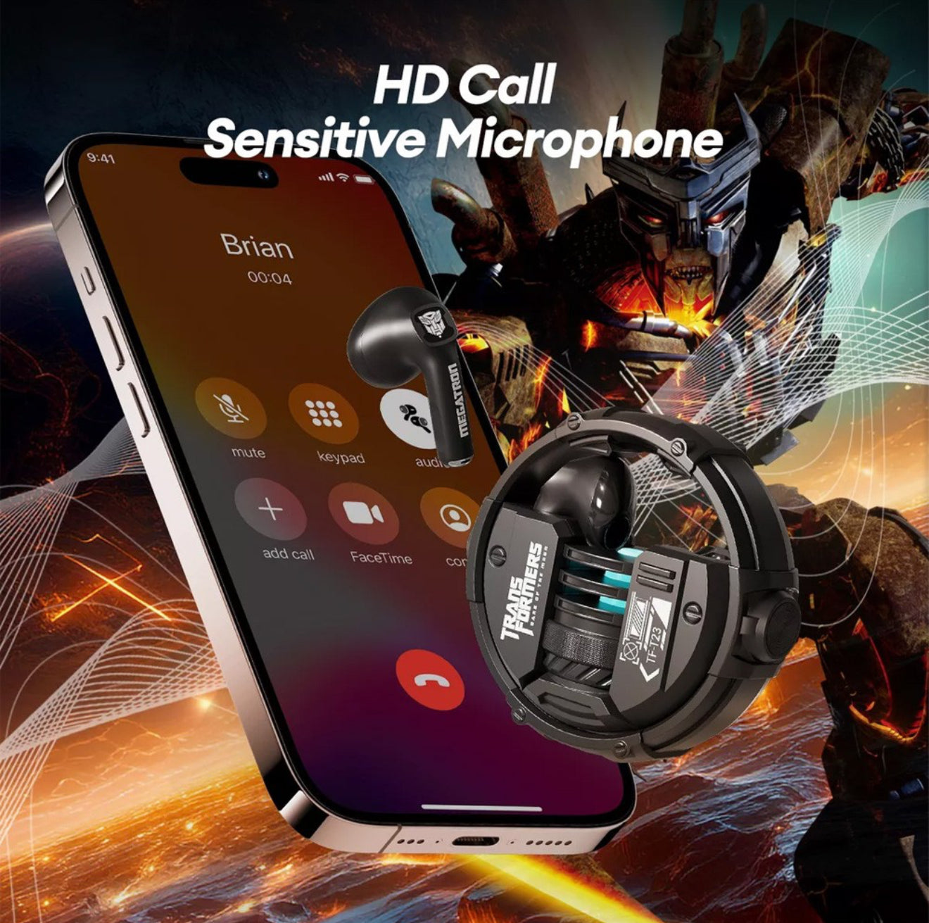 Transformers TF-T23 Wireless Earbuds