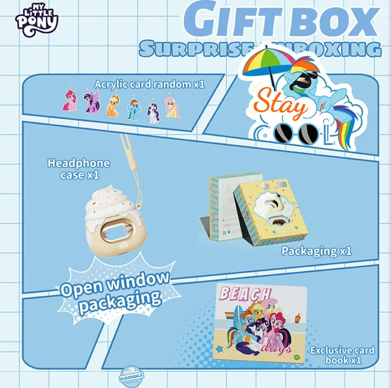 My Little Pony Cream Cake In-Ear BT Headphones MLP-T05